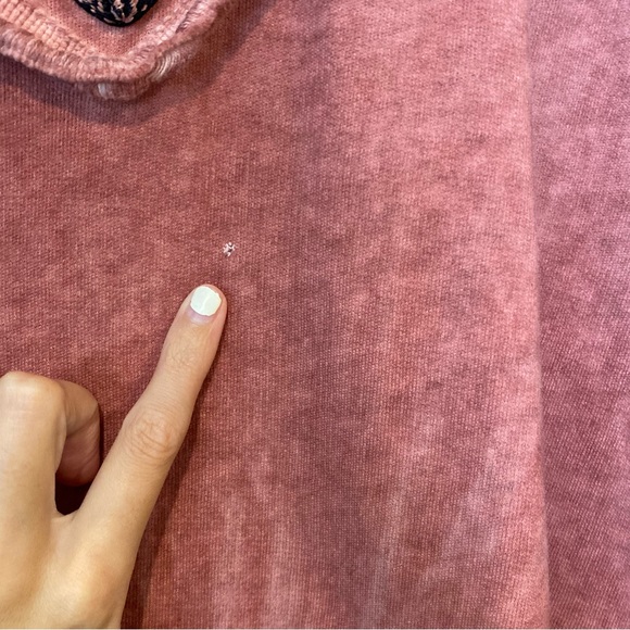 POL Distressed Boho Aztec Sweatshirt Size Medium - Picture 6 of 12